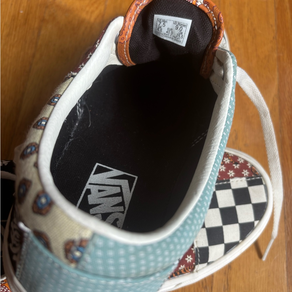 Vans Patchwork Checkerboard Tiger Low-Top Sneaker… - image 6